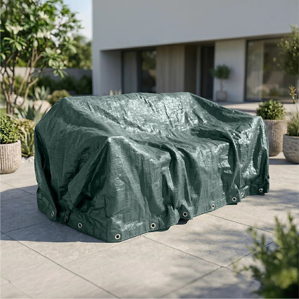 Telo Copertura Impermeabile per Arredo Giardino e Barbecue – Protezione Universale Cover Anti Pioggia UV Polvere per Tavoli, Sedie, Divani, ,lettino prendisole, Ombrelloni e BBQ Modello 9
