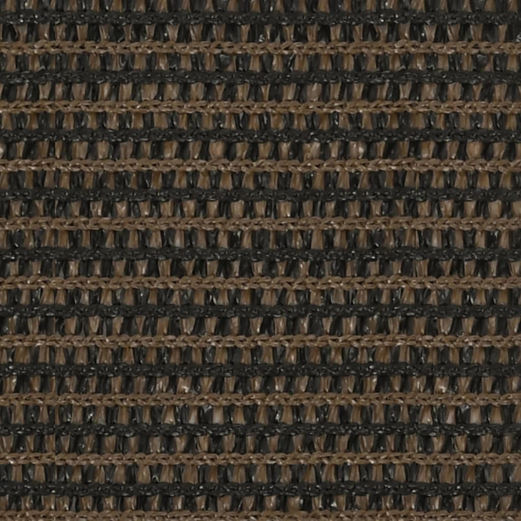 Vela ombreggiante/ombrellone 160 g/m² marrone 2 x 5 m HDPE 02_0009144