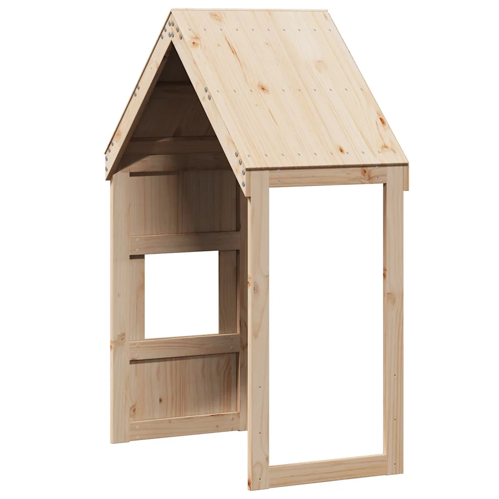 Tetto per Letto Bambini 55x84x132 cm in Legno Massello di Pino