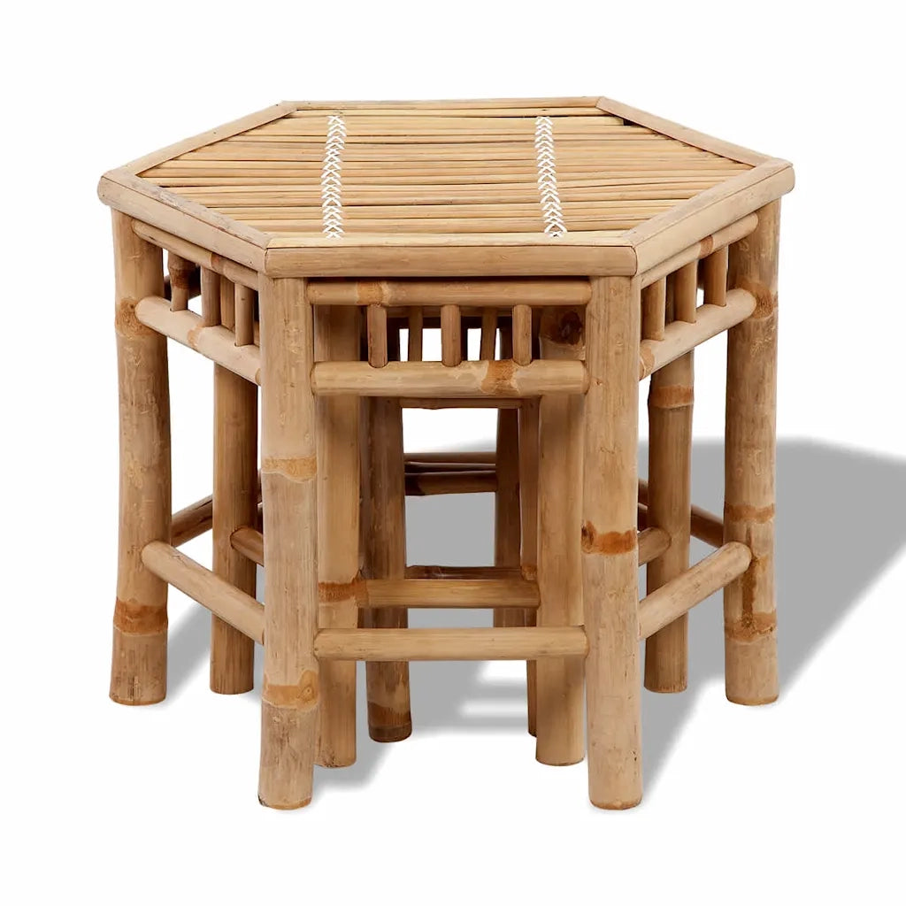 Sgabelli da Giardino 3 pz in Bamb¨´ CFW7002128