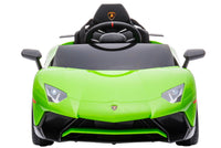 Macchina Elettrica per Bambini 12V con Licenza Lamborghini Aventador Verde