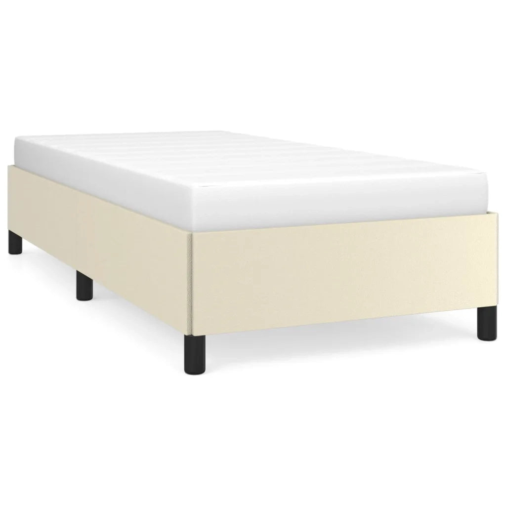 Giroletto-Struttura Letto Crema 90x200 cm in Similpelle 610843