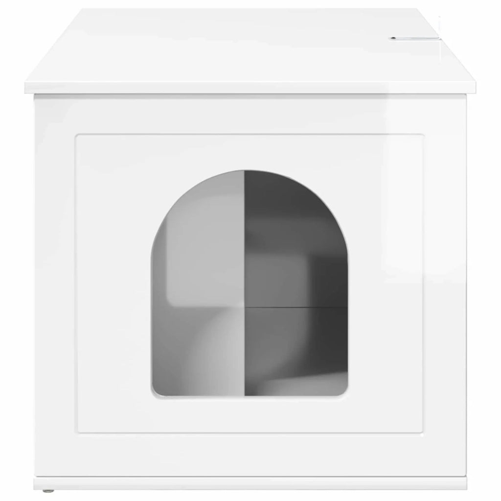 Casa per Gatti Bianco Lucido 85 x 55 x 50,5 cm CFW5179748