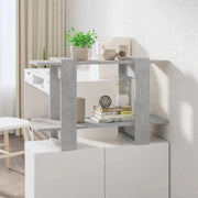 Libreria/Divisorio Grigio Cemento 80x30x51 cm 811596