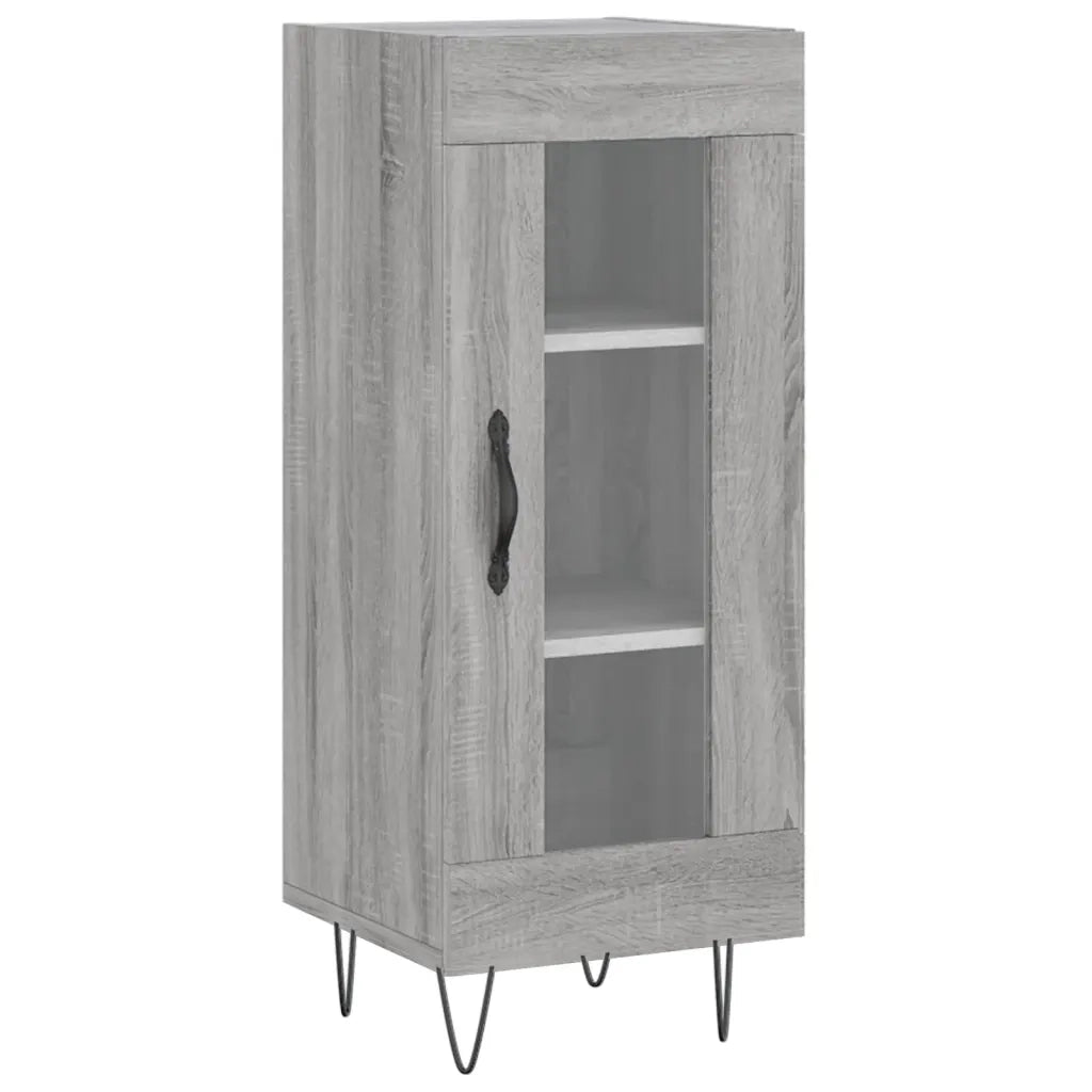 Credenza Grigio Sonoma 34,5x34x90 cm in Legno Multistratocod mxl 128609