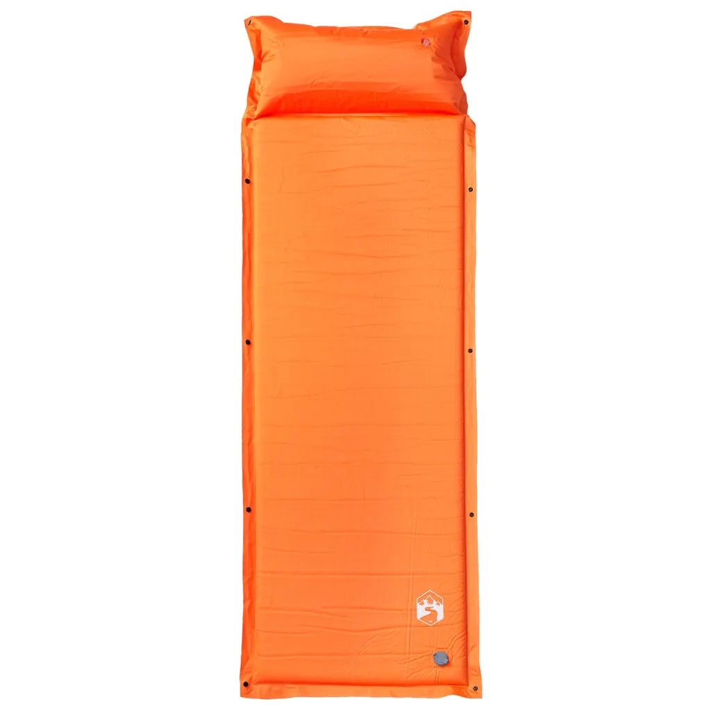 Materasso-Materasso per letto Campeggio Autogonfiabile Cuscini 1 Persona Arancio 122170
