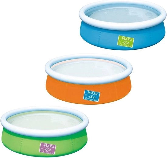 Piscina per bambini con scivolo - Inflabile Piscina per Bambini My First Fast Set Piscina da Costruire per Bambini Piscina per Bambini con Scivolo