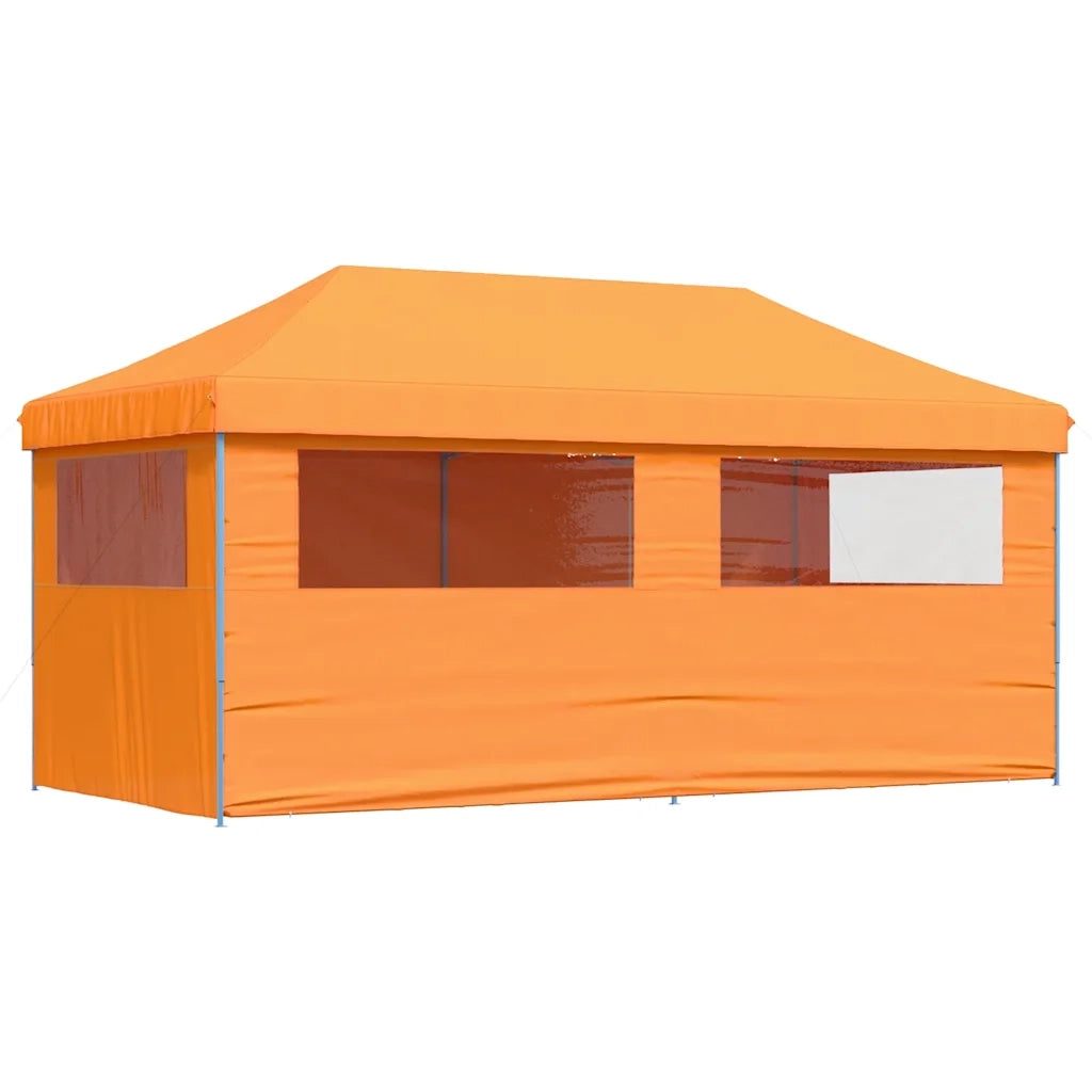 Tendone per Feste Pieghevole Pop-Up con 4 Pareti Arancione 4004953