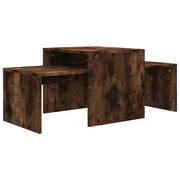 Set tavolino da caffè 100 x 48 x 40 cm multistrato marrone 02_0042142