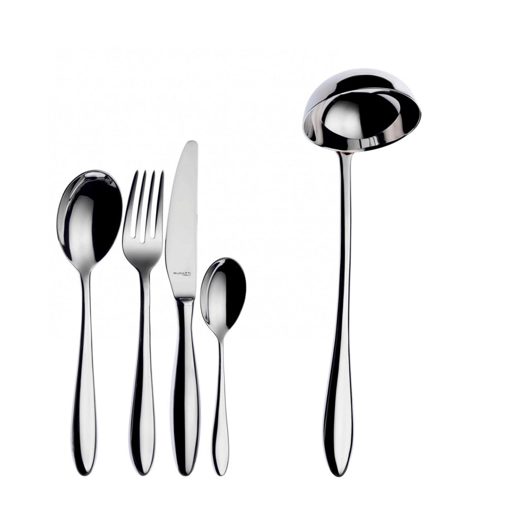 FRESCO, Posate Set 49 Pz, Scatola Wengè, Casa Bugatti