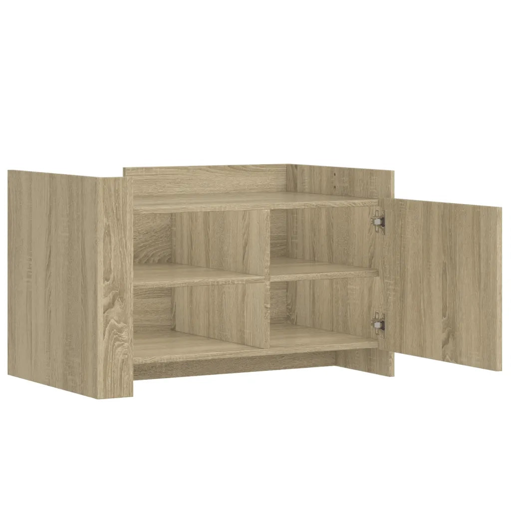 Tavolino da Salotto-Tavolino da soggiorno-Tavolo Rovere Sonoma 80x50x50 cm Legno Multistrato 126191