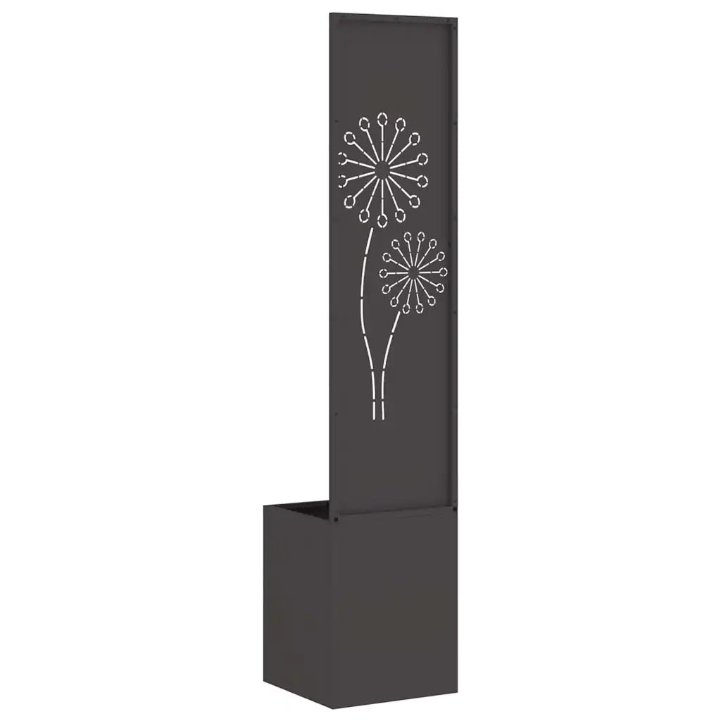 Schermo per privacy in giardino Traforo Nero 32 x 32 x 150 cm CFW3494516