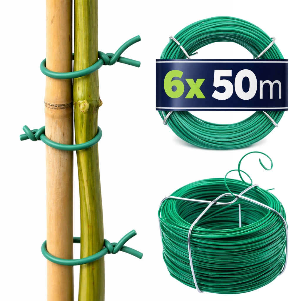 KADAX Drut ogrodowy pokryty PVC 50m 2szt P25413 pa