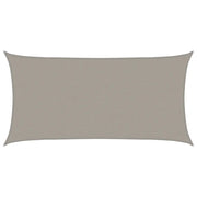 Vela Parasole | Telo Ombra | Vela da ombra 160 g/m2 Rettangolare Grigio Chiaro 3x6 m in HDPE