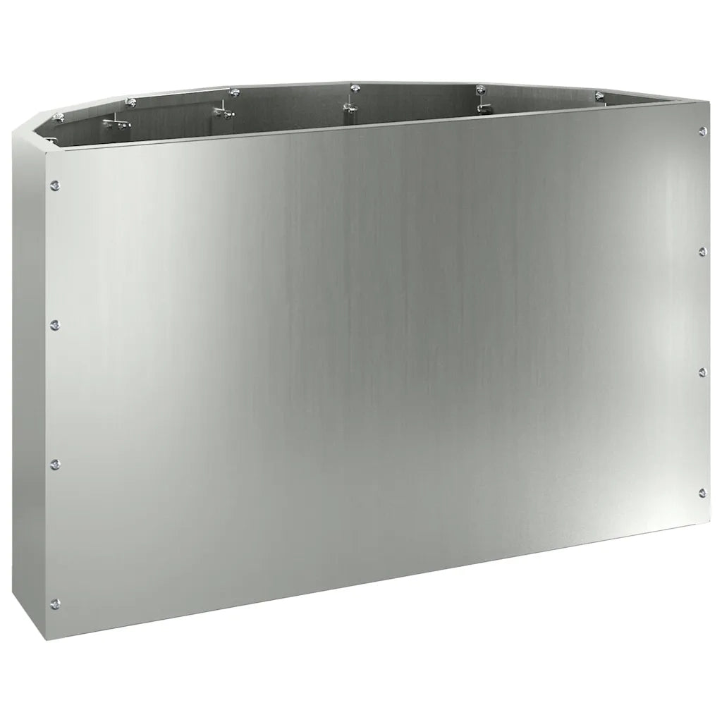 Fioriera Argento 60 x 30 x 35 cm Acciaio zincato