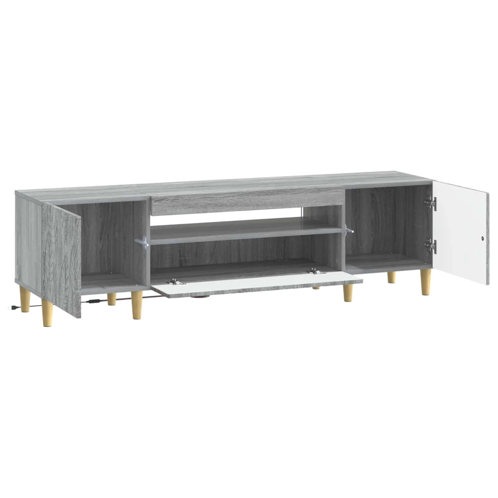Mobile TV LED Sonoma grigio Legno ingegnerizzato 897131