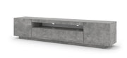 Mobile TV sospeso o a terra 200x42/36x37 Cm STAND AURA color Cemento