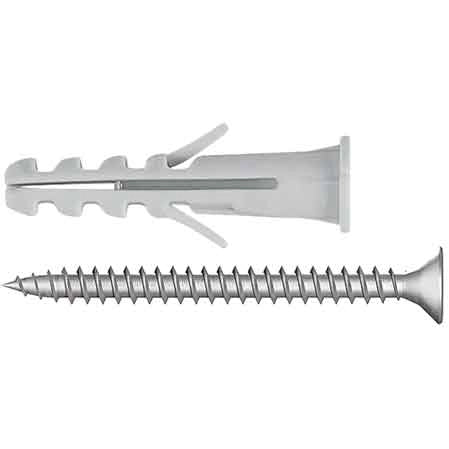 TASSELLO CON VITE E BORDO AVB-TC Ø 5x25 - vite 4x3 - 200 pezzi- TECFI