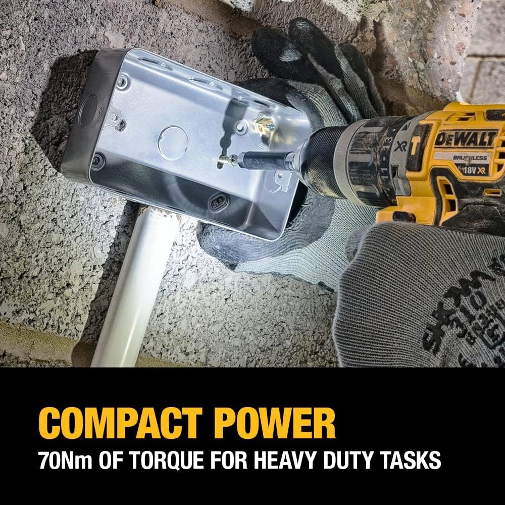 Trapano Combi 18 V XR Dewalt DCD796D2 GB, brushless, batteria compatta agli ioni di litio