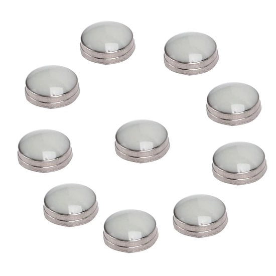Ore da Parete Bezel a Punti 10 Pezzi - Componenti di Orologio Illuminanti - Visibilità Notturna - Facile da Installare - 2 mm/0,08 pollici - Lega Lieve