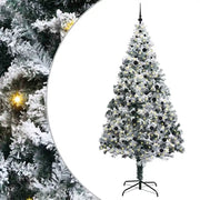 Albero di Natale Artificiale-Albero Natalizio con 300 LED Bianco 240 cm 496076