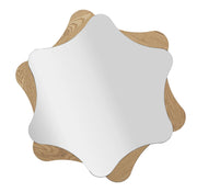 Specchio da Muro Star 80x1x80 cm in MDF e Specchio Naturale