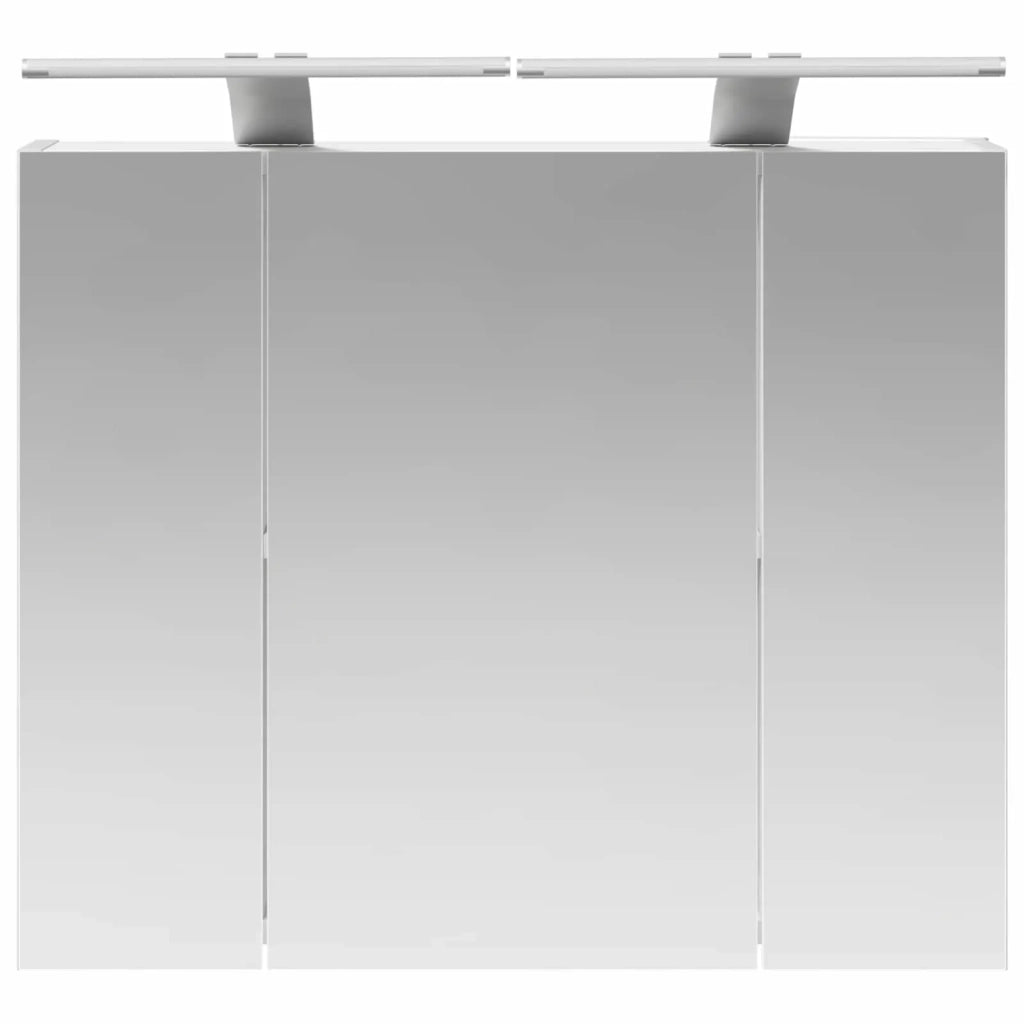 Mobiletto per specchio da bagno Bianco 60 x 14,5 x 50 cm