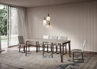 Consolle Allungabile 90-300x40x77 cm Rio Cashmere Telaio Ruggine