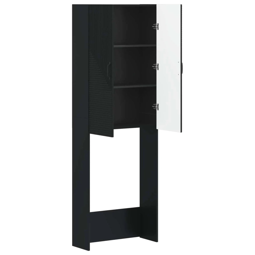 Mobile Bagno HAARLEM Nero 66 x 25,5 x 190 cm 896916