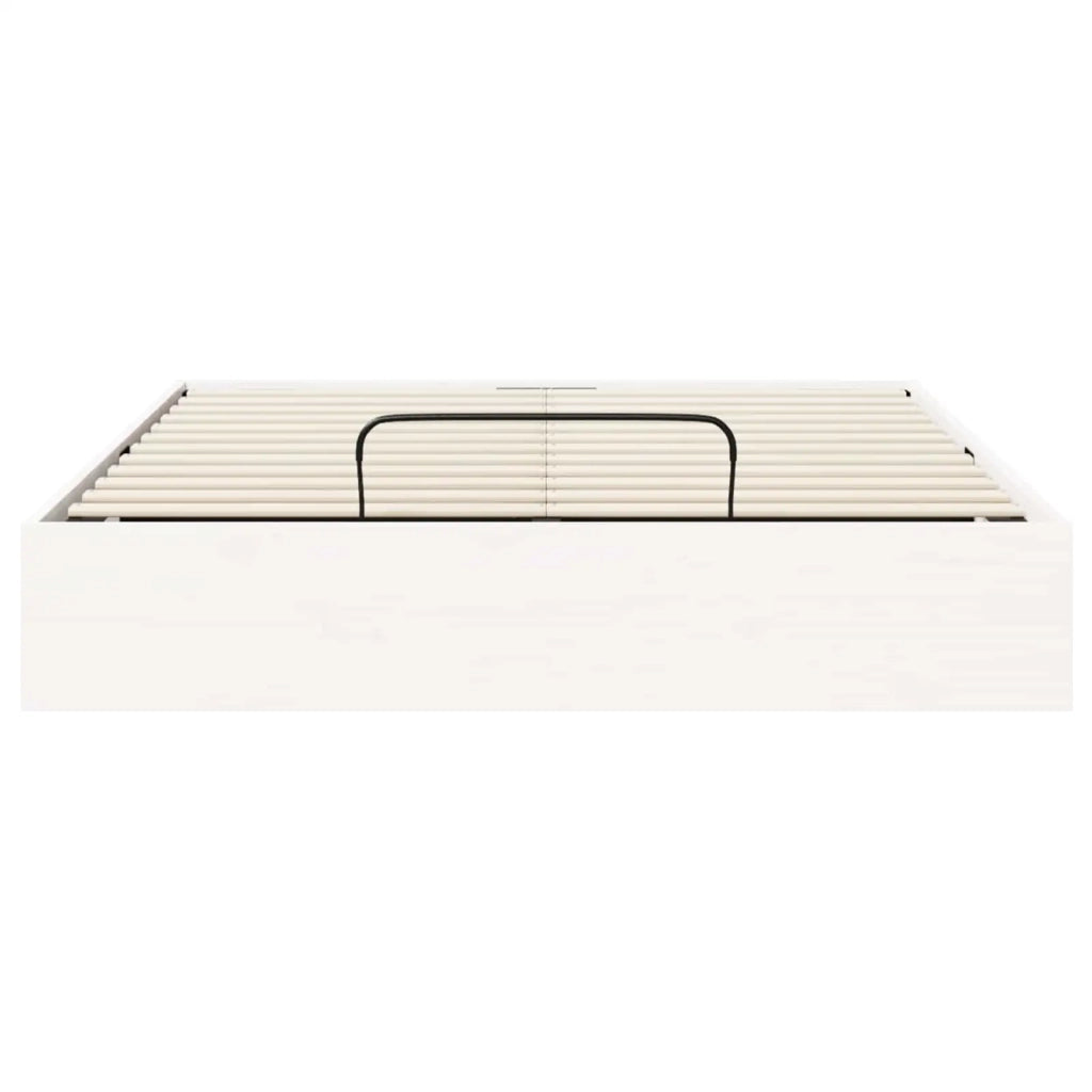 Telaio del Letto Ottomano con Ripostiglio Bianco 120 x 190 cm 3418775