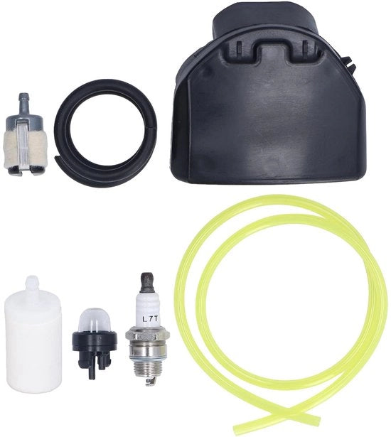Filtro dell'aria per la linea di alimentazione del carburante - Duraturo e Resistente - Adatto per sega a catena - Per Husqvarna 455E 460 461 - Kit di manutenzione di regolazione