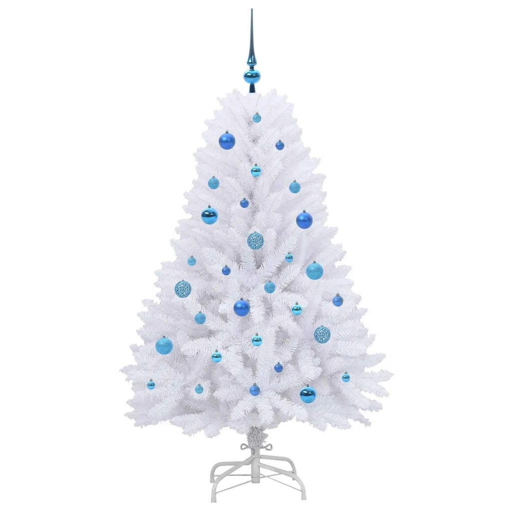 Albero di Natale Artificiale con Rami Pieghevoli Bianco 150 cm 3426592