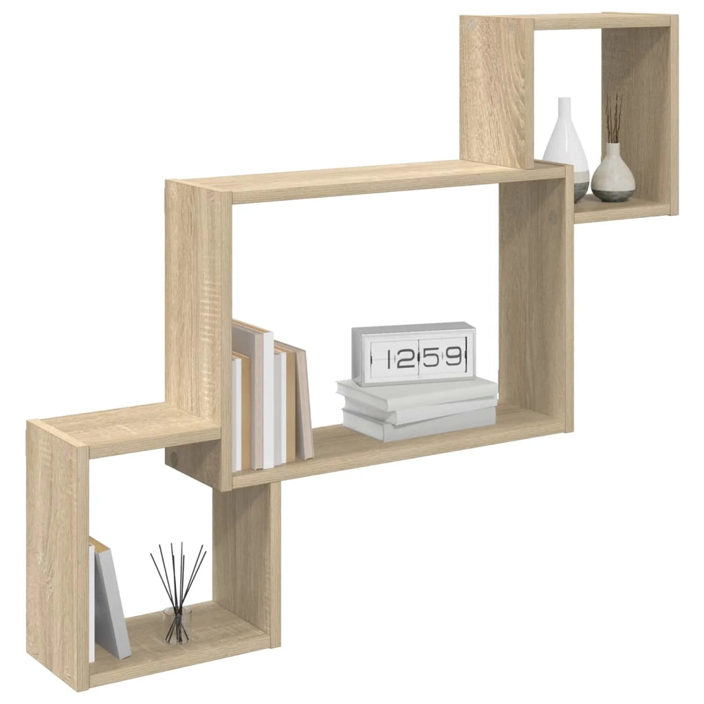 Scaffale da parete A parete Marrone 91,5 x 15 x 76 cm 8012118