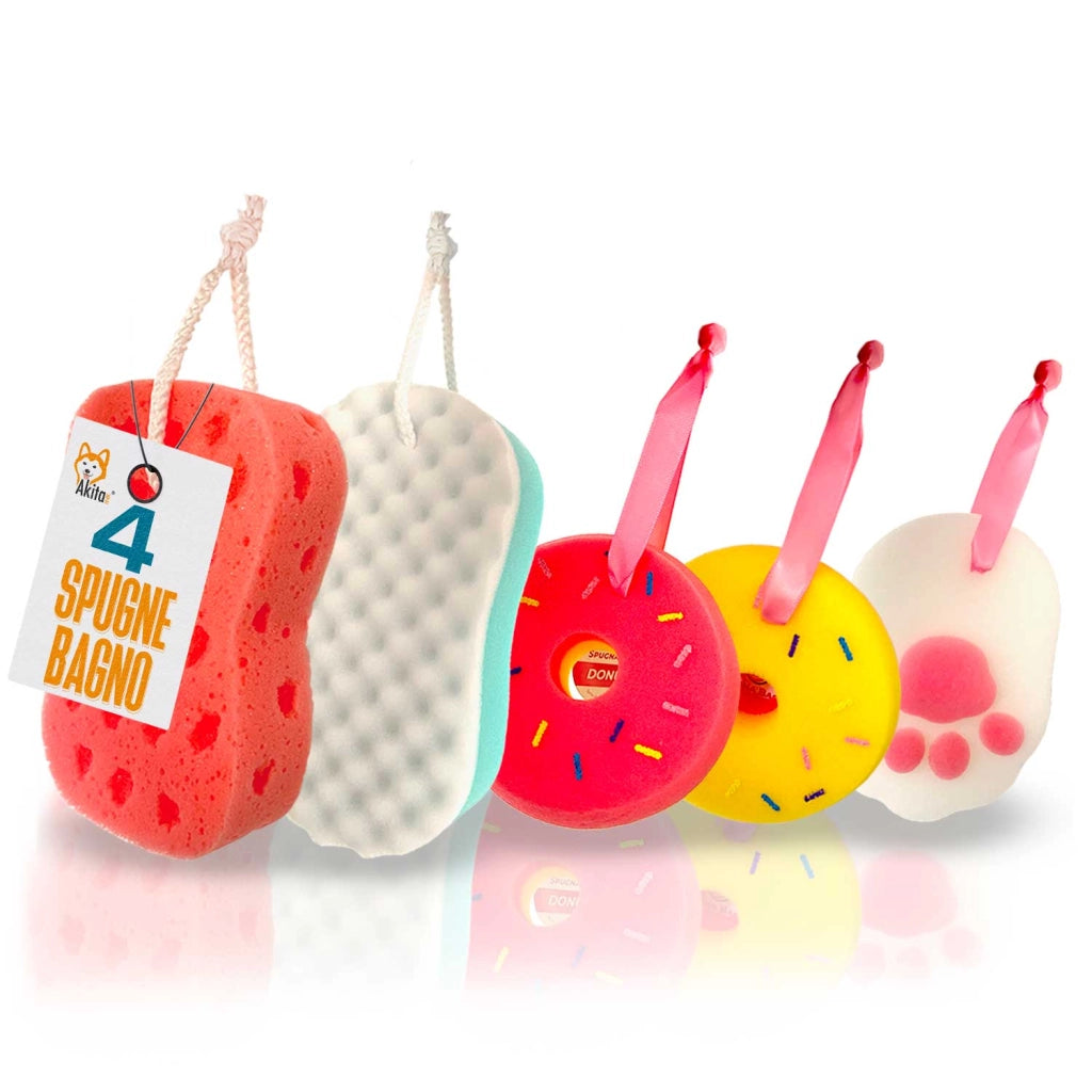 Akitaink Kit 4 Spugne Family Morbide