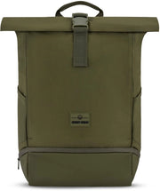 Borsa da Spalla Universale per Uomo e Donna Verde - Allen Medium - Rolltop con Tasca per Laptop per Università, Bicicletta, Lavoro - 15L - Sostenibile - Impermeabile