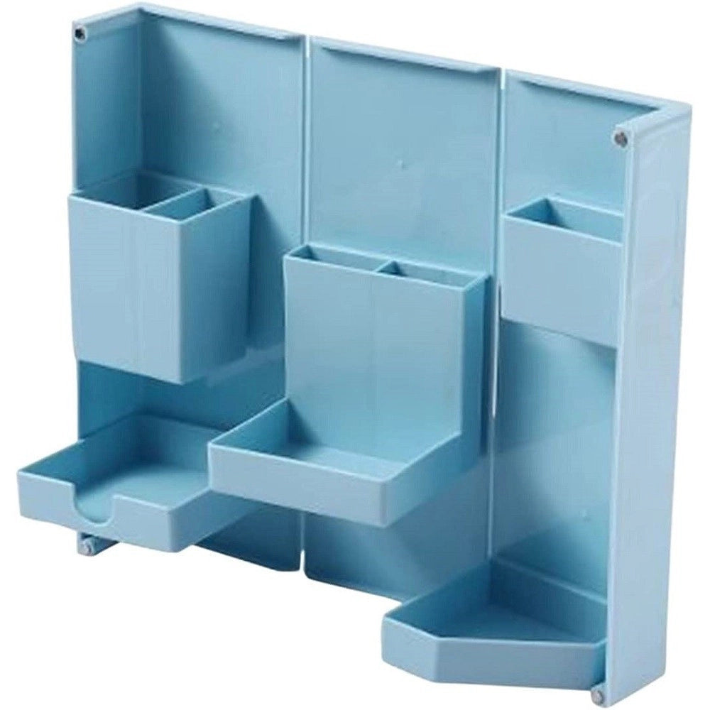 Trade Shop - Organizer In Plastica Per Trucchi Da Scrivania 24.5 X 28 Cm Pochetta Per Trucchi -
