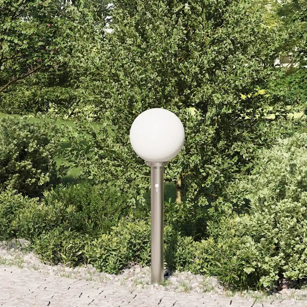 Lampada a paletto con sensore 80 cm Acciaio Inox IP44 4006099