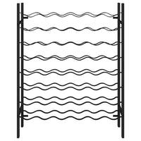 Portabottiglie per 48 Bottiglie di Vino Nero in Metallo cod mxl 49664