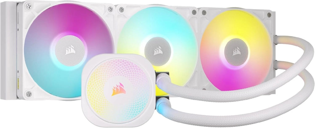 iCUE LINK TITAN 240 RX RGB Raffreddatore CPU a Liquido – 240mm AIO – 2x RX120 Ventole RGB Incluse – Adatto a Intel LGA 1851/1700, AMD AM5/AM4 – Hub di Sistema iCUE LINK Incluso – Nero