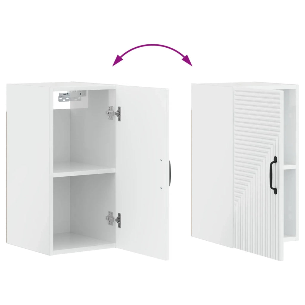 Armadio da bagno a muro HAARLEM Bianco Lucido 30 x 31 x 59 cm 896809