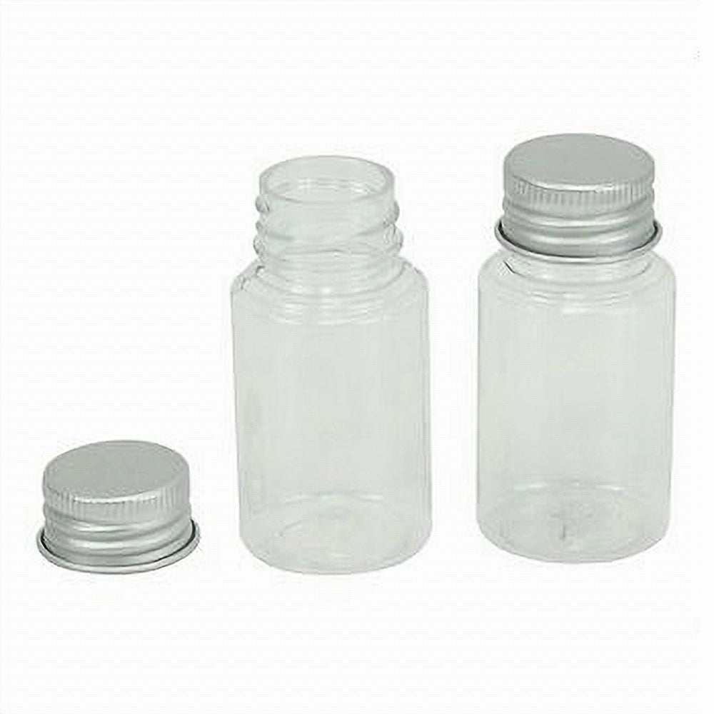 Trade Shop - Set 4pz Bottiglia Viaggio Contenitori Vuoti Ricaricabili Tappo A Vite 50ml 79383 -