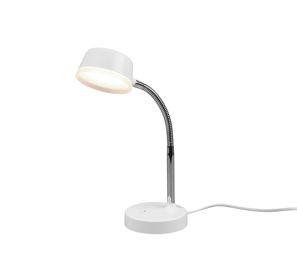 Lampada da Studio Scrivania Moderna Led 4,5 W Bianca Flessibile Kiko GD Trio