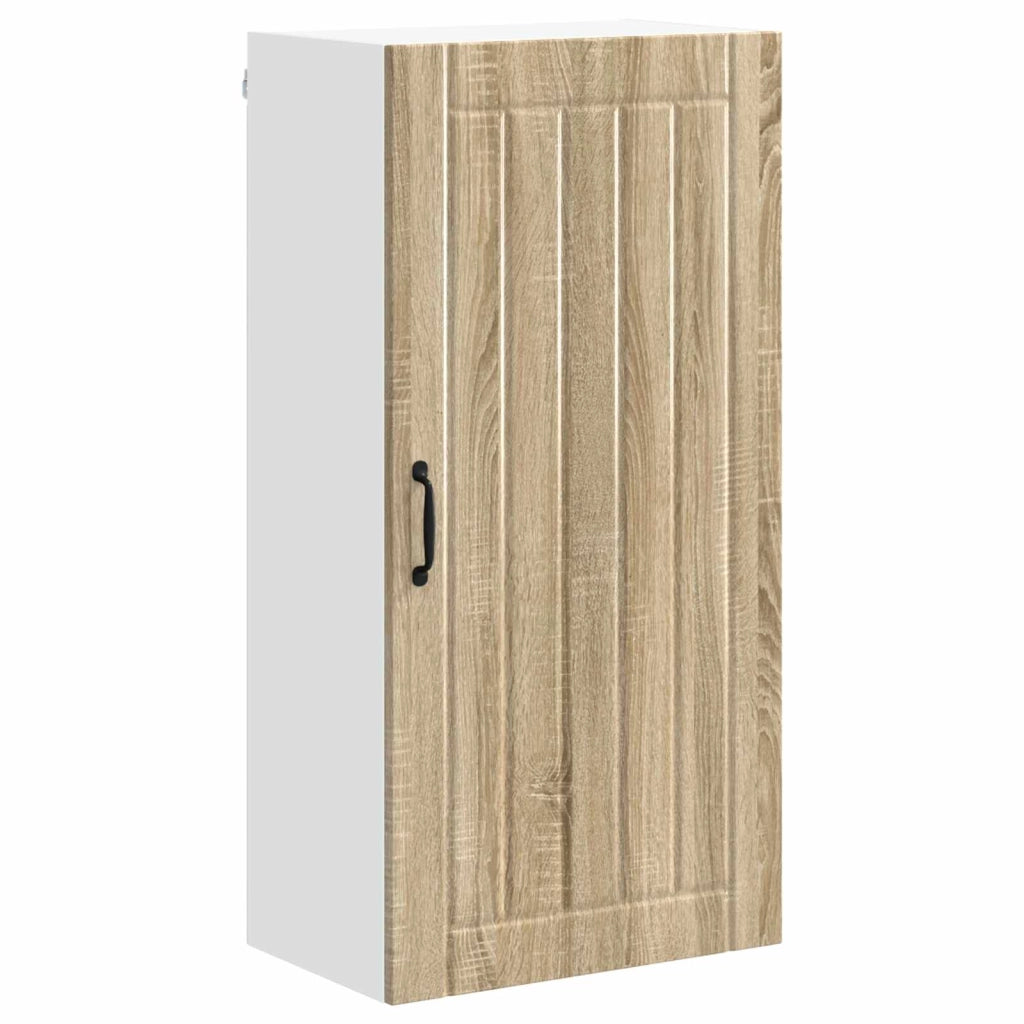 Armadio da cucina moderno ed essenziale 50 x 31 x 100 cm pratico spazio di archiviazione in stile contemporaneo in legno multistrato rovere sonoma 02_0054144