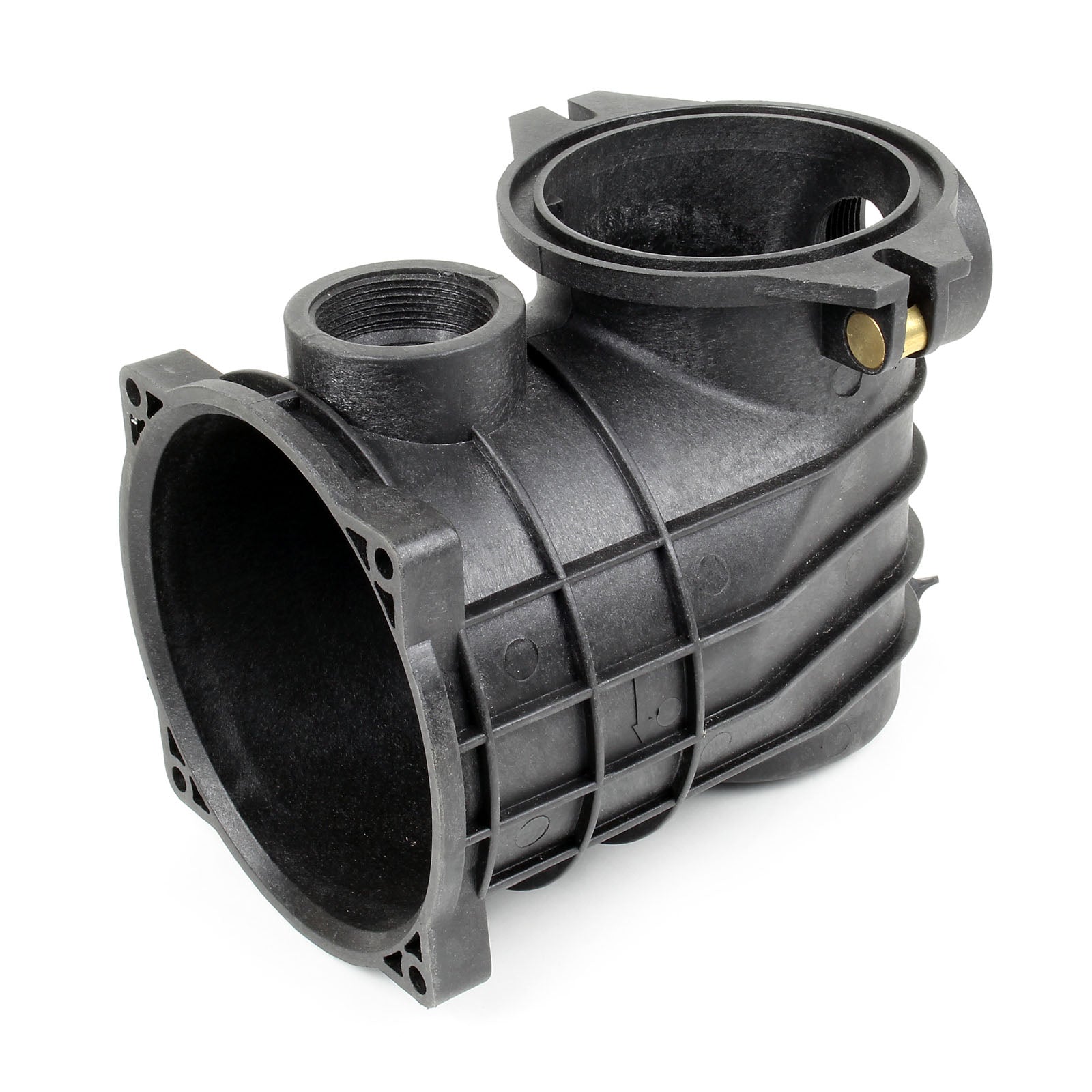 Ricambio per pompa da piscina Corpo pompa nero per piscine Distanza scarico/ingresso 175mm