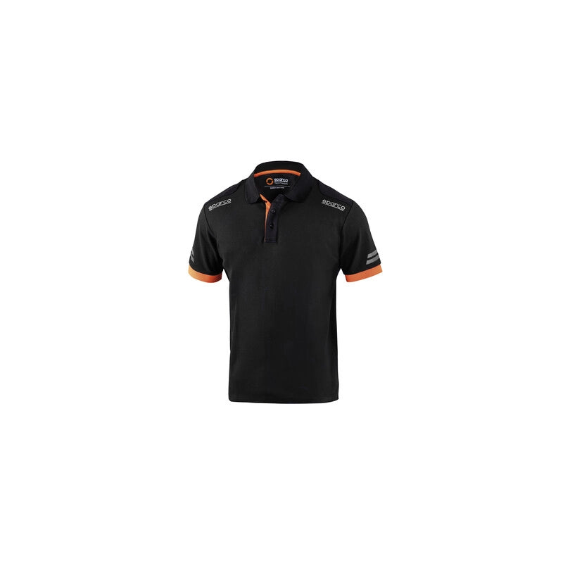 SPARCO POLO TOLEDO BLACK ORANGE TG XL- 1,0 pz