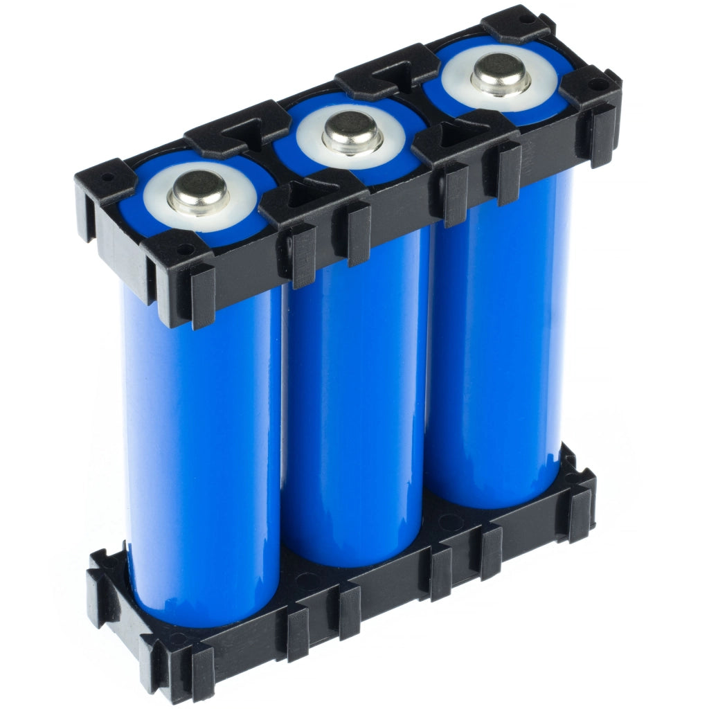 Custodia per Batterie 1x2 per 2 Celle 18650 – Plastica di Alta Qualità | Configurazione Flessibile
