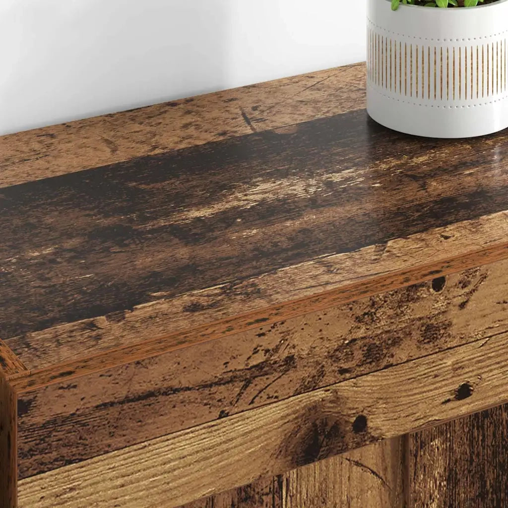 Mobile a muro 2 pcs Legno vecchio 69,5 x 34 x 90 cm