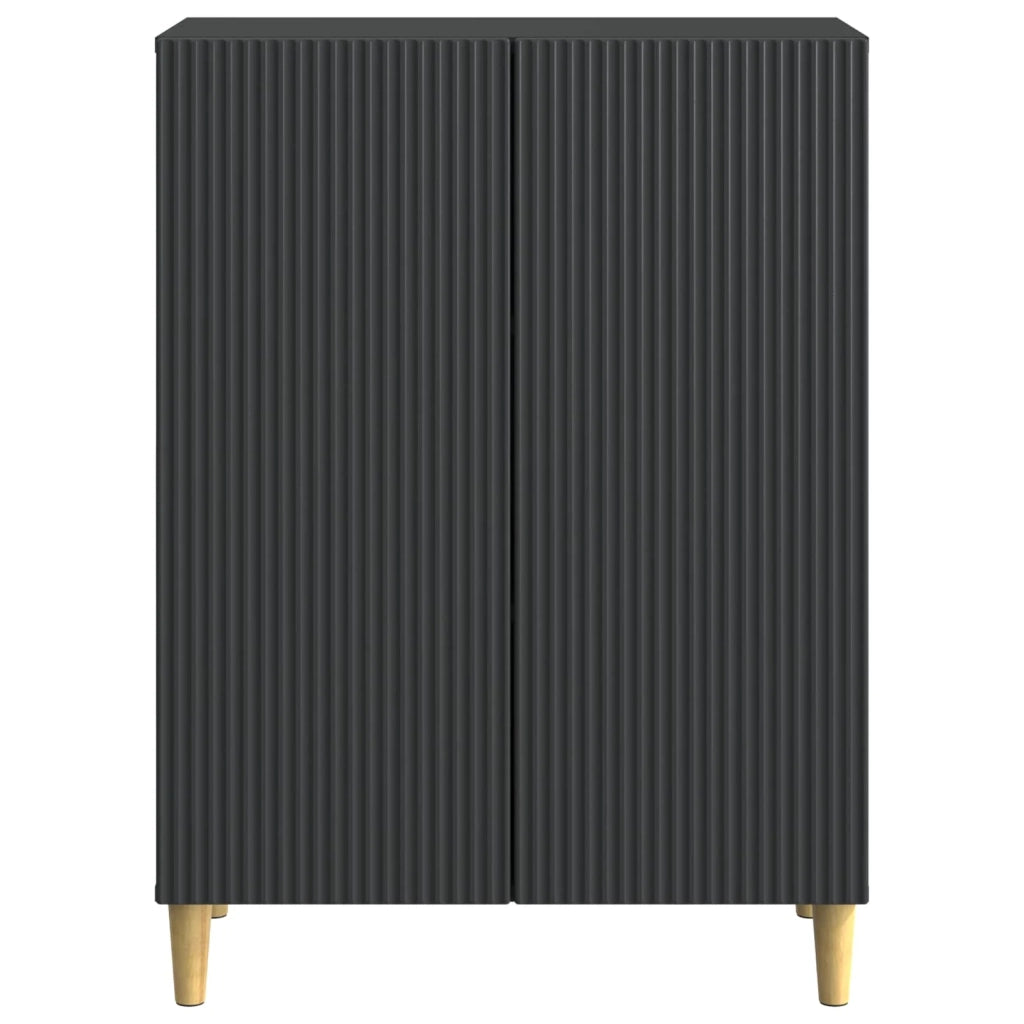 Credenza Nero 66 x 34,5 x 90 cm Legno ingegnerizzato