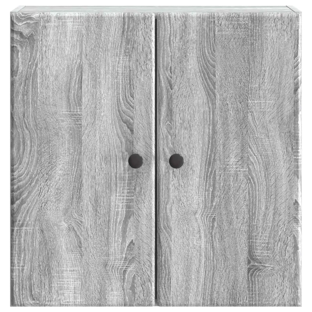 Mobiletto a muro Sonoma grigio 59 x 31 x 60 cm 899091