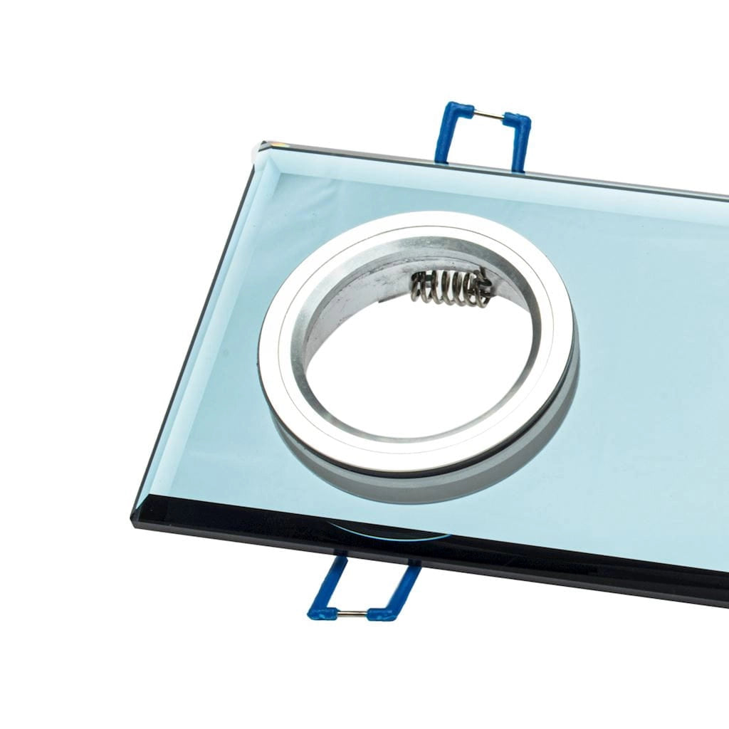 Faretto incasso quadrato 2xGU10 35W nero Eko-Light EKOS926